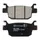 BRAKE PAD SET BREMBO FOR HONDA 125 FORZA 2015> REAR, 350 ADV 2022> REAR, 125 SH I 2009>2012 REAR, 300 SH I 2007>2019 REAR, 350 FORZA 2021>2023 REAR (SCOOTER CARBON CERAMIC) -07064CC