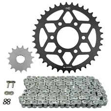 KIT CHAINE ADAPTABLE ROYAL ENFIELD 410 HIMALAYAN 2016>2024 525 15x38 (DEMULTIPLICATION ORIGINE) -AFAM