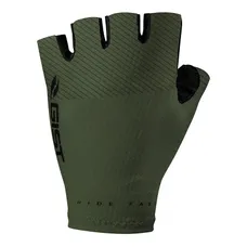 CYCLING GLOVES SHORT GIST RACE SUMMER GREEN L (PAIR CARDED) WITHOUT VELCRO -5527