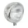 PHARE/PROJECTEUR CYCLO ADAPTABLE PEUGEOT/MBK ROND DIAM 135mm CHROME AVEC CASQUETTE CHROMEE (BA20d) -SELECTION P2R