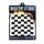 AUTOCOLLANT/STICKER REFLECTIVE FOR WHEEL OF BICYCLE HEIGHT 20 mm MODELE CHECKER BLACK (PLANCHE) -REFLECTIVE BERLIN