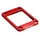 SPACER OF REED VALVE/INTAKE 50CC GEARED MOTORCYCLE VOCA FOR MINARELLI 50 AM6/DERBI 50 SENDA THICKNESS 5 mm ALUMINIUM CNC RED