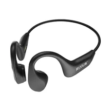 ECOUTEUR OREILLE LIBRE/CASQUE CONDUCTION OSSEUSE RIXUS BLUETOOTH 6.0 NOIR 250 mAh, AUTONOMIE 8H, IP68 : COMPATIBLE NATATION (INCLUS CABLE USB-A) -RXBH30