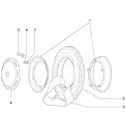 Roues avant et arriere