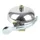 BICYCLE BELL BASIL BICYCLE/SCOOTER PORTLAND COLORI SILVER DIAMETER 55 mm MOUNTING KIT 22,2/25,4 mm (SOLD INDIVIDUALLY)