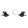 MANETTE ROUTE / GRAVEL P2R POUR CINTRE PLAT 8V. PUSH-PULL COMPATIBLE SHIMANO TRIPLE (PAIRE)