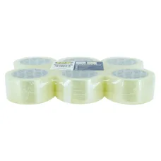 RUBAN ADHESIF HPX EMBALLAGE TRANSPARENT 50 mm x 66 M (PACK DE 6 ROULEAUX)