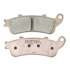 BRAKE PAD SET NEWFREN FOR HONDA 125 FORESIGHT 2003>2007 FRONT, 250 FORESIGHT 1999>2007 FRONT, 1100 CBR 1997> REAR, 800 VFR 1998>2002 REAR/PEUGEOT 250 SV 2001> FRONT (FD0255TS) (TOURING SINTERED METAL)