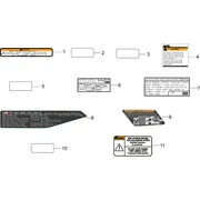 Plaquettes et decalcomanies