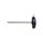 CLE ALLEN CYCLUS PRO MANCHE EN T AVEC BOULE 2,5mm LONGUEUR 100mm (VENDU A L'UNITE) -MADE IN CEE