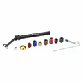 AXE TRAVERSANT / BLOCAGE RAPIDO ROUE ROUTE AVANT LG 105mm M12x100 COMPATIBLE TOUT FILETAGE