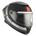 CASQUE INTEGRAL MT HELMETS THUNDER 4 SV R25 B2 NOIR/GRIS MAT XS (DOUBLE ECRANS / PINLOCK READY / FOGOFF READY) (ECE 22.06)