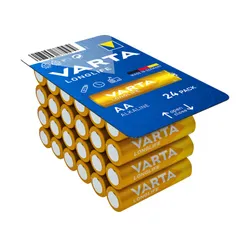 PILE LR06 1.5-SPEED VARTA ALCALINE LONGLIFE AA BOX REFERMABLE (SOLD IN PACKS OF 24)
