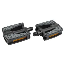 PEDAL CITY UNION RESIN BLACK-GREY 9/16" (PAIR IN BAG)