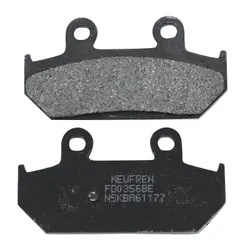 BRAKE PAD SET NEWFREN FOR SUZUKI 400 BURGMAN 2007> REAR, 650 BURGMAN 2002> REAR (L 88 mm - H 46.5 mm - P 8.3 mm) (FD0356BE) (ELITE ORGANIC)
