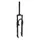TREKKING FORK 28 " ZOOM SWIFT ALUMINIUM RESSORT BLACK DEB. 50 mm PIVOT (240/85) THREADED 1"1/8-28,6 - 25,4 INNER COMPATIBLE V-BRAKE/DISC