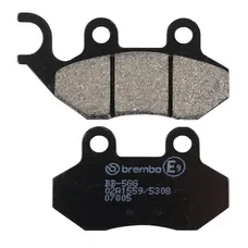 PLAQUETTE DE FREIN BREMBO POUR SYM 125 SYMPHONY 2009> AV, 125 FIDDLE 3 2014>2017 AV / PEUGEOT 50-125-150 TWEET 2010> AV, 125-200 LXR 2010> AV (SCOOTER CARBONE CERAMIQUE) -07005CC