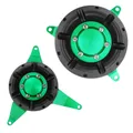 PROTECTOR/COVER CASING MOTORCYCLE FOR KAWASAKI 900 Z900 ALUMINIUM CNC ANODISED BLACK/GREEN (PAIR) -AVOC