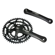 ROAD CRANKSET STRONGLIGHT 9/10-SPEED IMPACT BLACK 170 mm 48-38-28 COMPATIBLE 8-SPEED (AXLE SQUARE TAPER 115 mm)