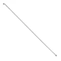 RAYON RENFORCE INOX ARGENT 2,0mm AVEC TETE COUDEE EN 2,3mm L 264mm AVEC ECROU (VENDU A L'UNITE)