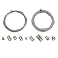CABLE DE GAZ CYCLO + EMBRAYAGE UNIVERSEL 2M AVEC SERRE-CABLE (KIT) -P2R