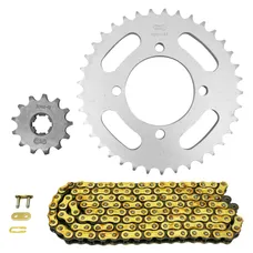 KIT CHAINE ADAPTABLE YAMAHA 50 TT R E 2006>2020 420 13x37 (DIAM COURONNE 64/80/8.5) (DEMULTIPLICATION ORIGINE) -AFAM