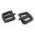 PEDALE CARGO / E-BIKE ROULEMENT NEWTON CORPS ET CAGE RESINE NOIR AVEC GRIP 9/16" (PAIRE) 112x115mm