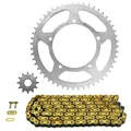 KIT CHAINE ADAPTABLE APRILIA 50 RX 1995>1998 420 12x51 (ALESAGE 105mm) (DEMULTIPLICATION ORIGINE) -AFAM
