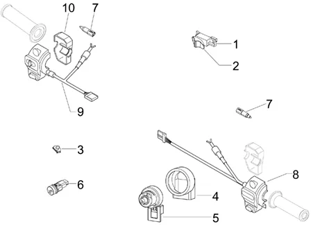 Inverseurs - Commutateurs - Boutons - Interrupteurs