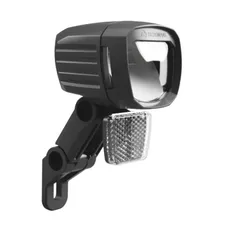 BICYCLE LIGHT E-BIKE HERRMANS MR10+ OPTION PLEIN FRONT LIGHT 240/450 LUMENS BLACK FRONT ON FORK (SUPPLIED WITH HANGER) 12-SPEED - BOXED
