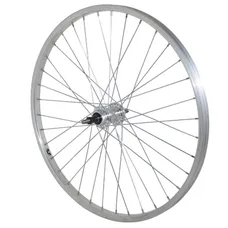 MTB WHEEL BRAKE SHOE 24" ALUMINIUM REAR HUB ALUMINIUM AXLE PLEIN FREEWHEEL 7/6-SPEED (SOLD WITH NUT 10X100) RIM 21C