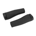 GRIP CITY HERRMANS GRIP CLIK ERGONOMIQUE BLACK L123MM SERRAGE LOCK (PAIR CARDED) - FOR E-BIKE AND LOUEUR