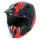 HELMET TRIAL MT HELMETS STREETFIGHTER SV TWIN BLACK/MATTE RED S SINGLE VISOR DARK CONVERTIBLE WITH CHIN BAR REMOVABLE (SUPPLIED WITH ONE SCREEN ADDITIONAL MIRROR)