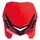 PLAQUE PHARE/TETE DE FOURCHE MOTO UNIVERSEL POLISPORT E-BLAZE ROUGE HONDA/NOIR (LED)