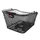 REAR BASKET STEEL NID ABEILLE CITY KLICKFIX KORBKLIP BLACK WITH MOUNTING KIT CLIP ADAPTABLE ON ALL CARRIER 20L(41 X 31 X 21 cm)