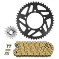 KIT CHAINE ADAPTABLE DUCATI 800 SCRAMBLER 2015>2022 520 15x46 (DIAM COURONNE 100/124/10.5) (DEMULTIPLICATION ORIGINE) -AFAM