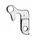 DERAILLEUR HANGER ALUMINIUM MARWI GITANE/FUJI/BIANCHI/LAPIERRE/MASSI... GH-001 COMPATIBLE LEADER FOX (SOLD INDIVIDUALLY CARDED)