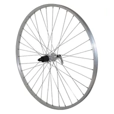 TREKKING WHEEL DISC/BRAKE SHOE LOCKING 700 X 35 - 28" ALUMINIUM REAR HUB QC300 CENTERLOCK CASSETTE SHIMANO 11/10/9-SPEED 36 SPOKES RIM 21C