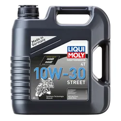 HUILE MOTEUR 4 TEMPS LIQUI MOLY MOTO STREET 4T 10W30 (4 L) SYNTHETIQUE