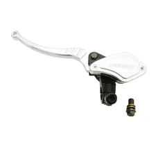 MASTER CYLINDER OF CLUTCH MOTORCYCLE UNIVERSAL FRONT ALUMINIUM CNC BLACK/SILVER LEFT -P2R