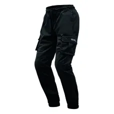 TROUSERS CARGO OF MOTORCYCLE TUCANO REMO BLACK T 34 S REGULAR FIT (CE APPROVED – CLASS A ACCORDING TO THE DIRECTIVE EN17092:2020)