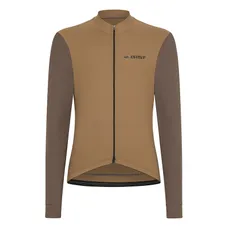 CYCLING JERSEY GIST WINTER ZERO TERRE BROWN SLEEVES LONGUES XL -5602