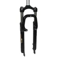 MTB FORK 26 " ZOOM 386MLO TO RESSORT BLACK ADJUSTABLE/BLOCABLE DEB. 60 mm PIVOT LISSE 285 mm 1''1/8-28,6 OUTER COMPATIBLE V-BRAKE/DISC
