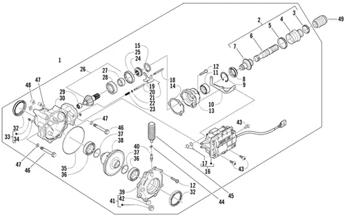 Transmission avant