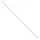 SPOKE FOR FILIERE GALVA SILVER 2 mm L 295 mm HEAD ANGLED (SOLD INDIVIDUALLY WITHOUT NUT) - VOIR 180196 HEAD ANGLED FOR NUT