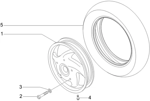 Roue avant
