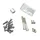 VIS DE CARROSSERIE/CARENAGE/CAPOTAGE REPLAY ACIER POUR MBK 50 BOOSTER/YAMAHA 50 BWS CHROME (KIT)
