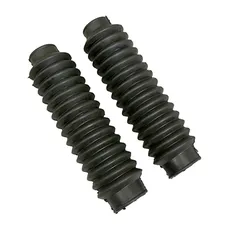 SOUFFLET DE FOURCHE CYCLO DIAM INT 25 ET 31mm - LONGUEUR 175mm ADAPTABLE PEUGEOT 50 TSE, TLX (PAIRE) -SELECTION P2R