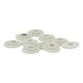 RONDELLE DE CAPOTAGE MOTEUR CYCLO POUR MBK/MOTOBECANE EPAULE DIAM 5 mm COULEUR CREME (VENDU PAR 10) -SELECTION P2R