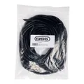 GAINE SPIRALE FLEXIBLE POUR FIL ELECTRIQUE DE VAE ET GAINE ELVEDES DIAM 6 mm NOIR (10m)